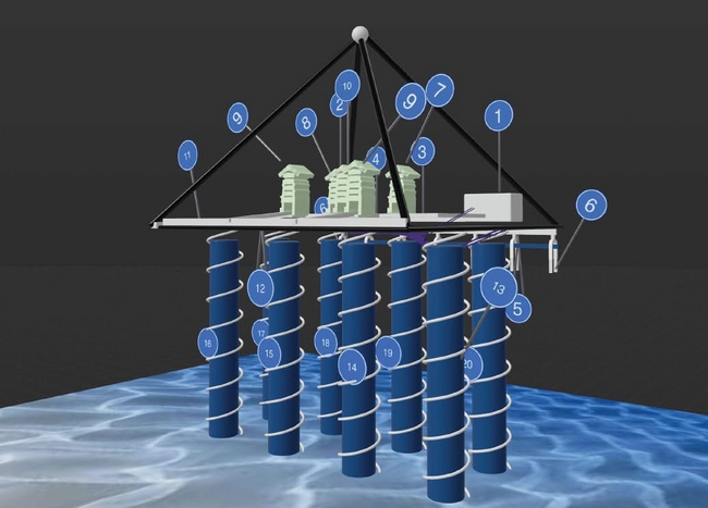 Pyramid underground - Copyright: 