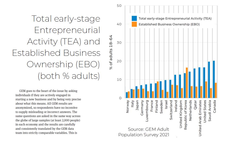Entrepreneurship in Developed Countries (2022)