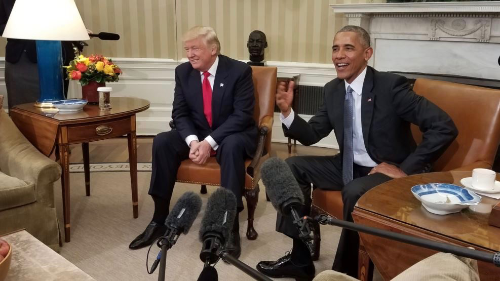 Trump meets Obama