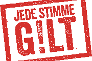 Logo GILT 2.0 - Copyright: Verein Jede Stimme GILT