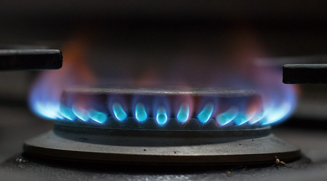 Gas flame - Copyright: Public Domain