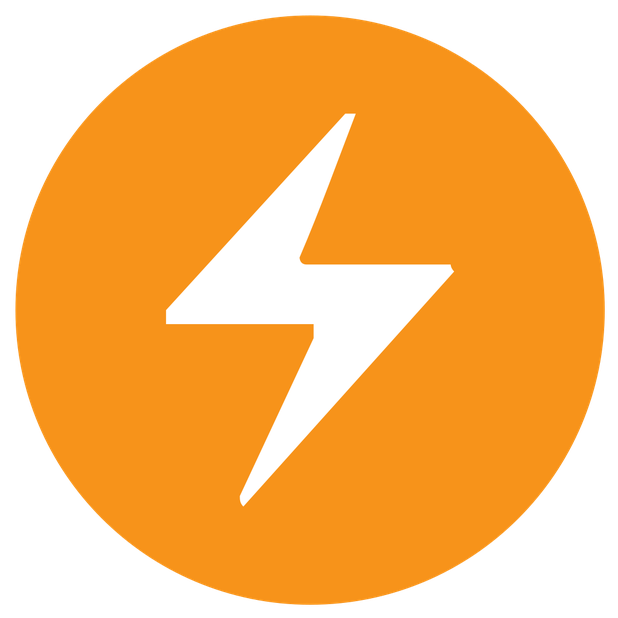 Lightning Network Logo - Copyright: Oinman via Wikimedia: https://commons.wikimedia.org/wiki/File:Bitcoin_lightning_logo.svg