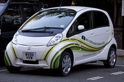 Mitsubishi electric car - Copyright: Tony Hisgett