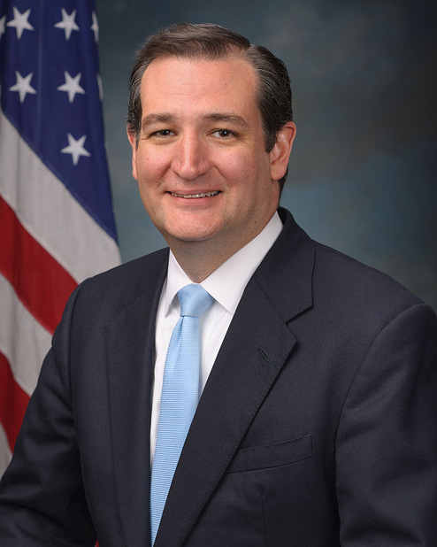Ted Cruz official portrait 113th Congress  - Copyright: United States Senate. Licensed under Public Domain.
