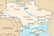 Ukraine map - Copyright: Public domain